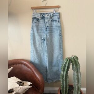 Express Light Blue Flare Jeans